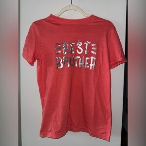 Cat & Jack Red 'Best Brother' Short Sleeve Tee